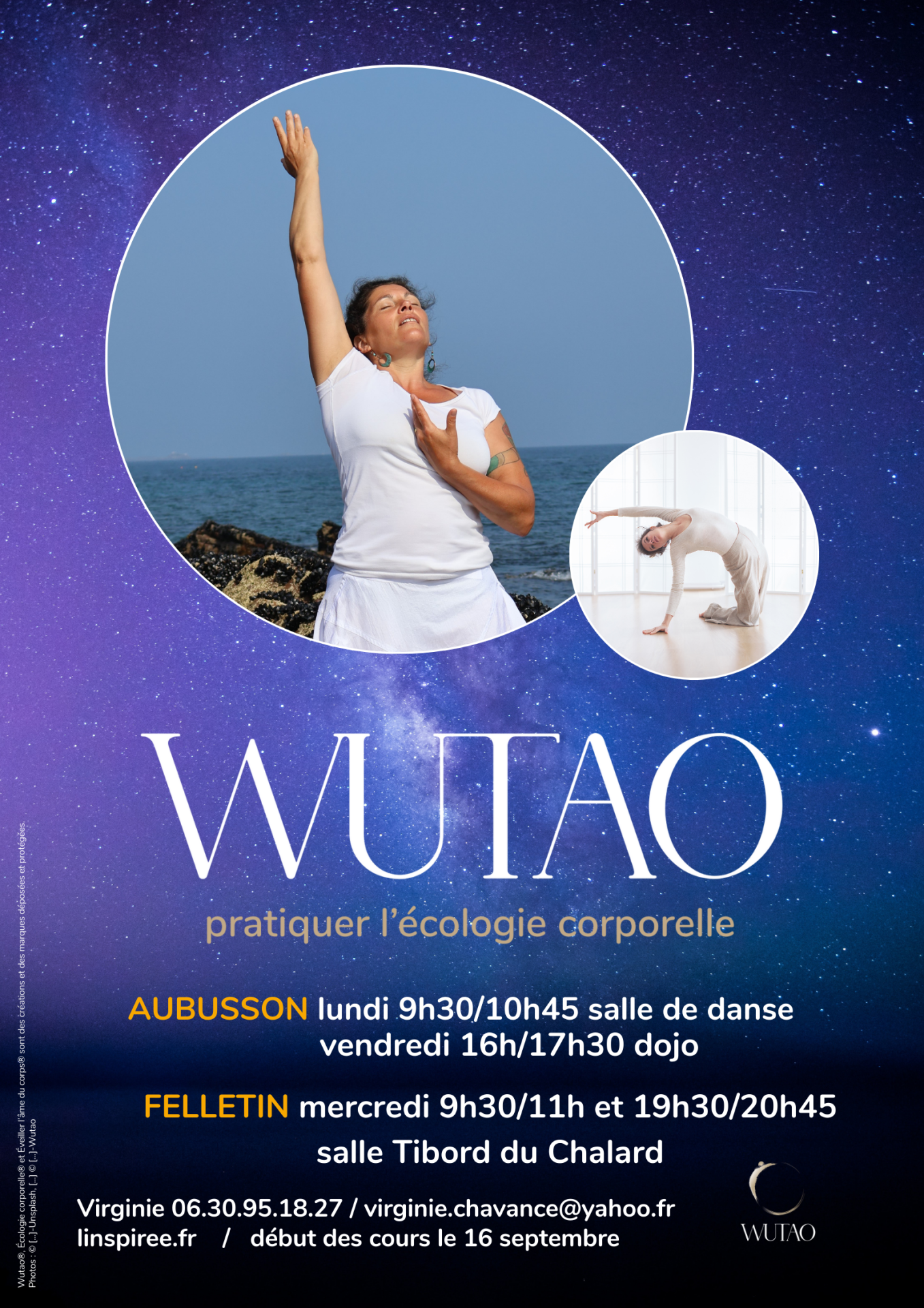 Affiche cours hebdo 2024